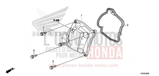 COUVERCLE DE CULASSE SH150G de 2016
